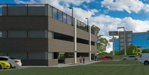 Visitors’ Parking Garage, Olin E. Teague VAMC
