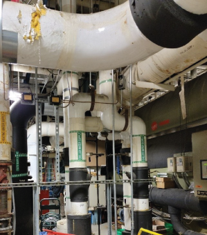 Existing Chiller Piping at the Omaha VAMC